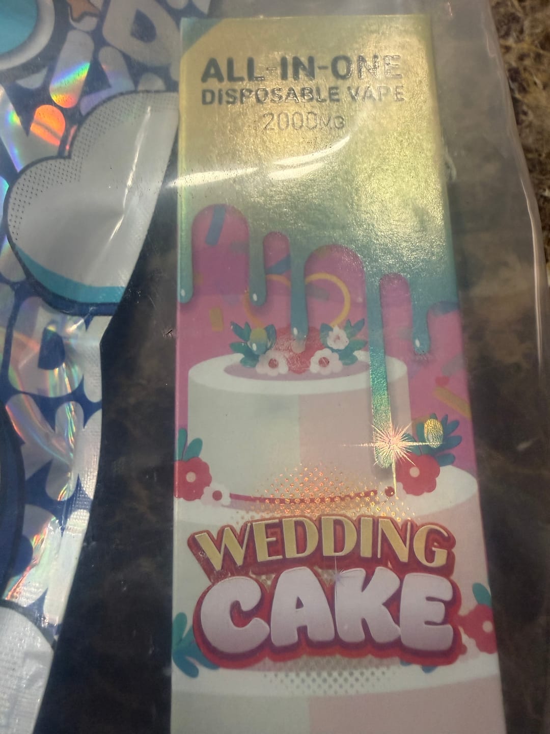 Customer photo review of Hit Stick - 2G THCa Wedding Cake - Indica