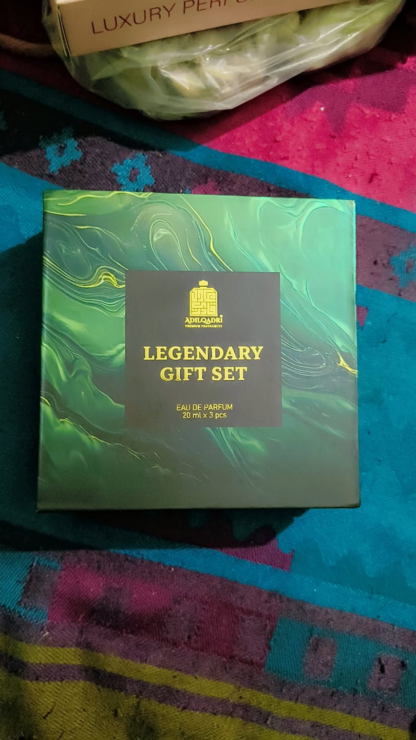 Customer photo review of Legendary Gift Set 3 Pcs Set of Premium Perfume Spray