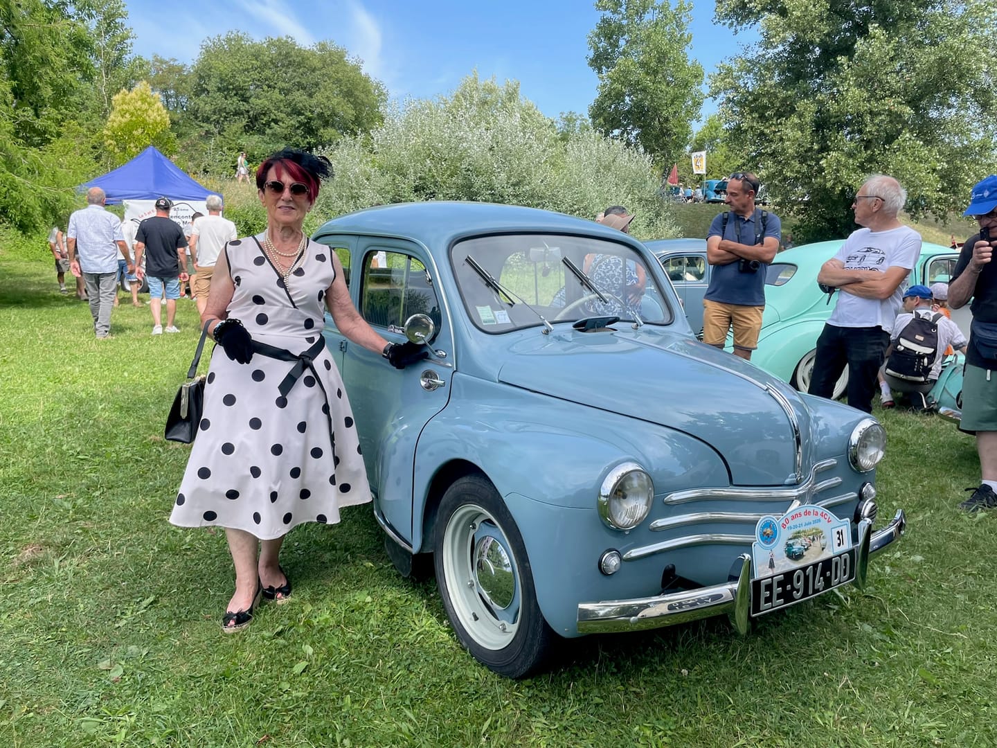 Customer photo review of Robe Année 50 Noire et Blanche