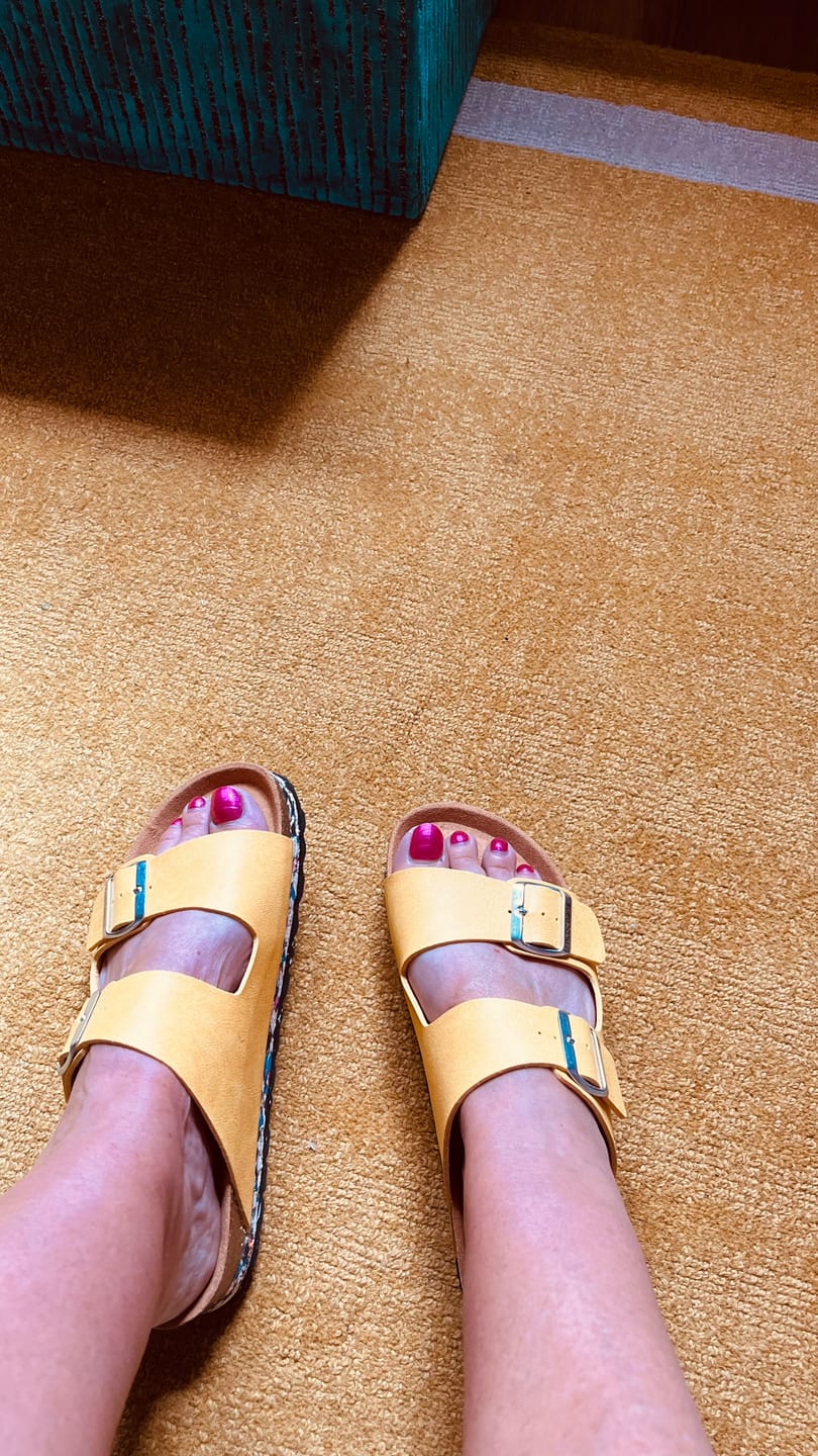 Customer photo review of YUZU | Sandal Yellow
