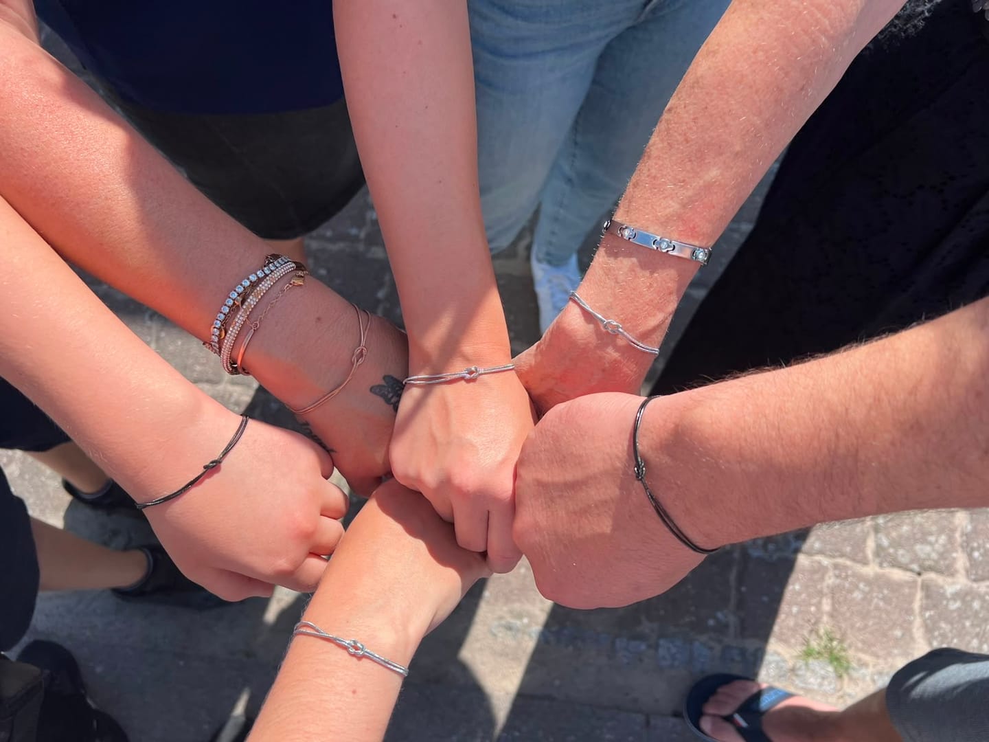 Customer photo review of Verbindungsknoten Armband