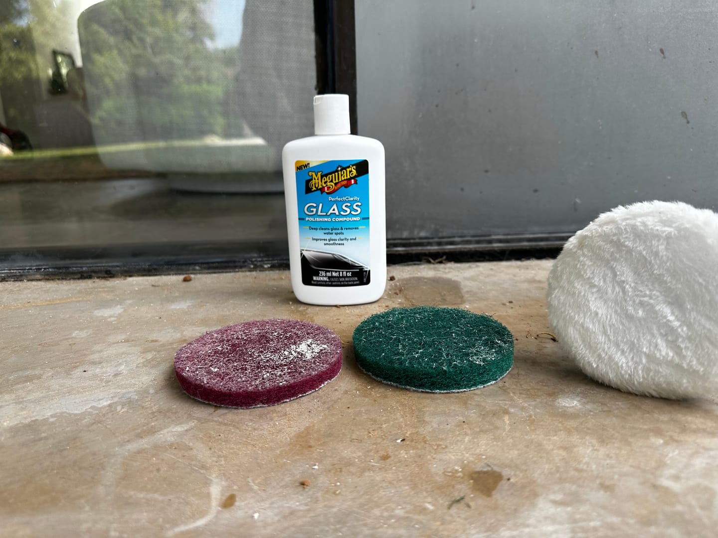 Customer photo review of Meguiar's קומפאונד שמשות