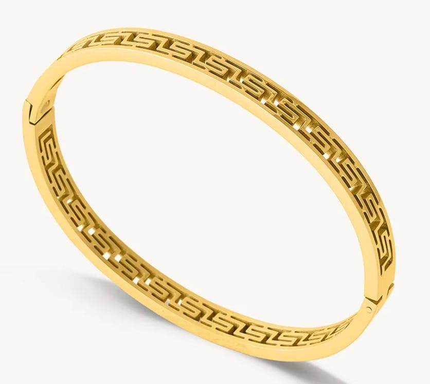 Customer photo review of Gilded Maze Bracelet