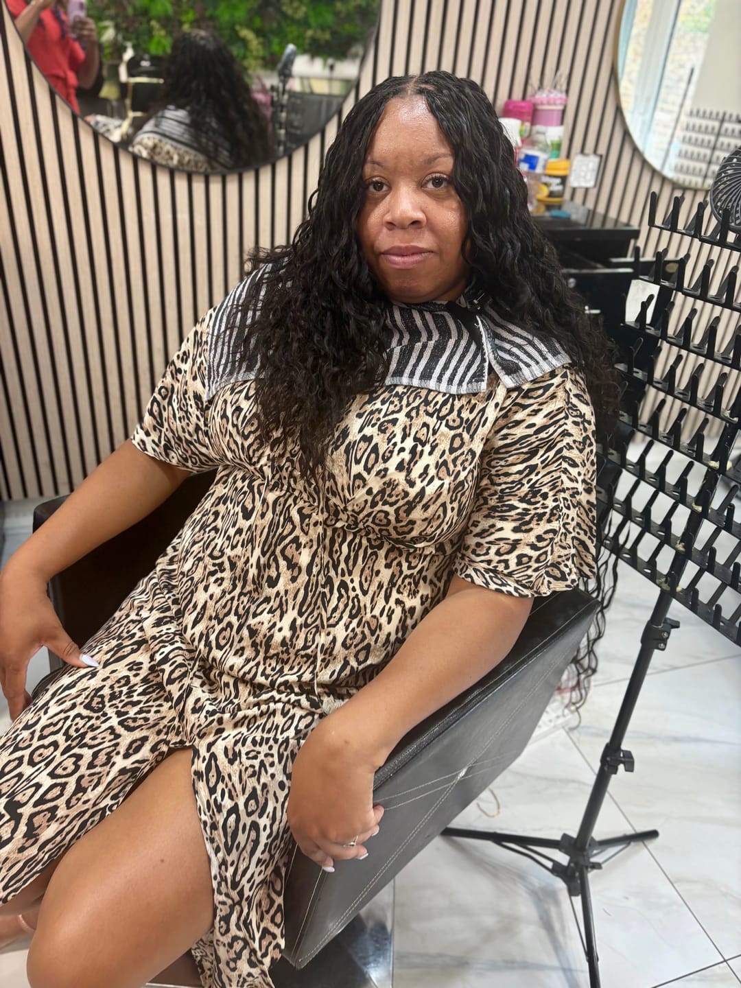 Customer photo review of Loose Wave Human Crochet Hair