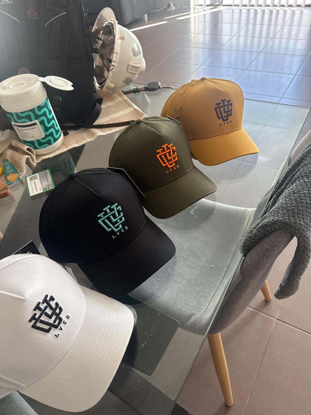 Customer photo review of ULTRA FIT White A-Frame Snapback