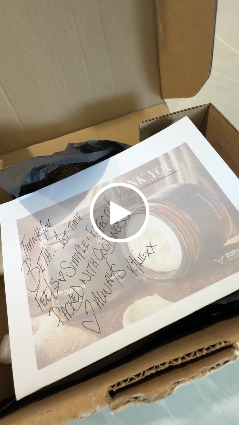 Customer video review of Bootin' the Blues – Whipped Tallow Balm for Sensitive & Reactive Skin