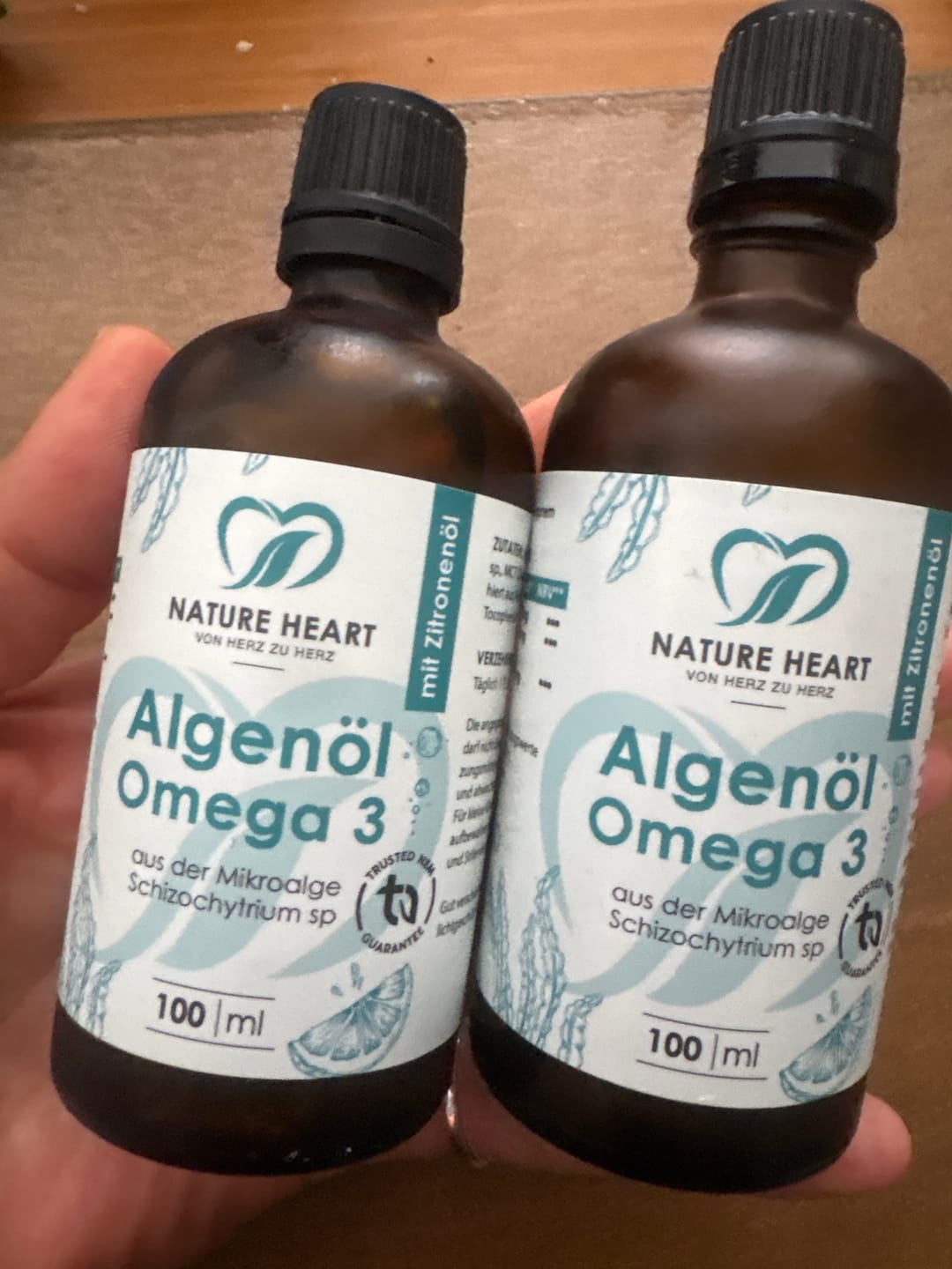 Customer photo review of Algenöl Omega 3