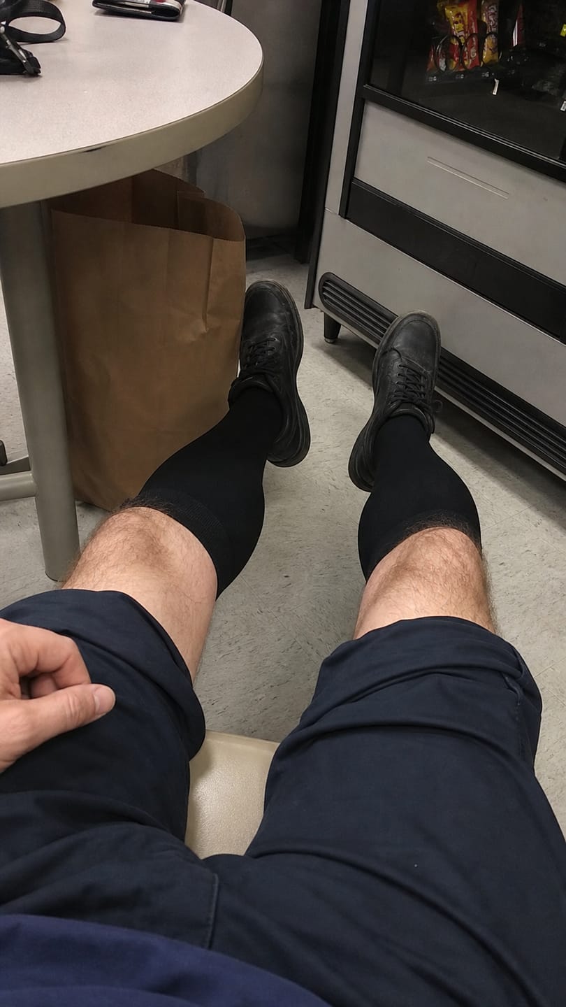 Customer photo review of Compression Socks for Men Everyday