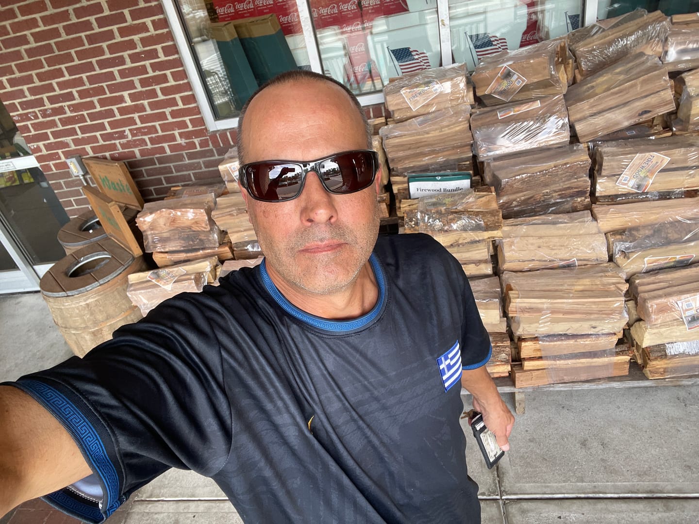 Customer photo review of Greece Heritage Custom Football Jersey