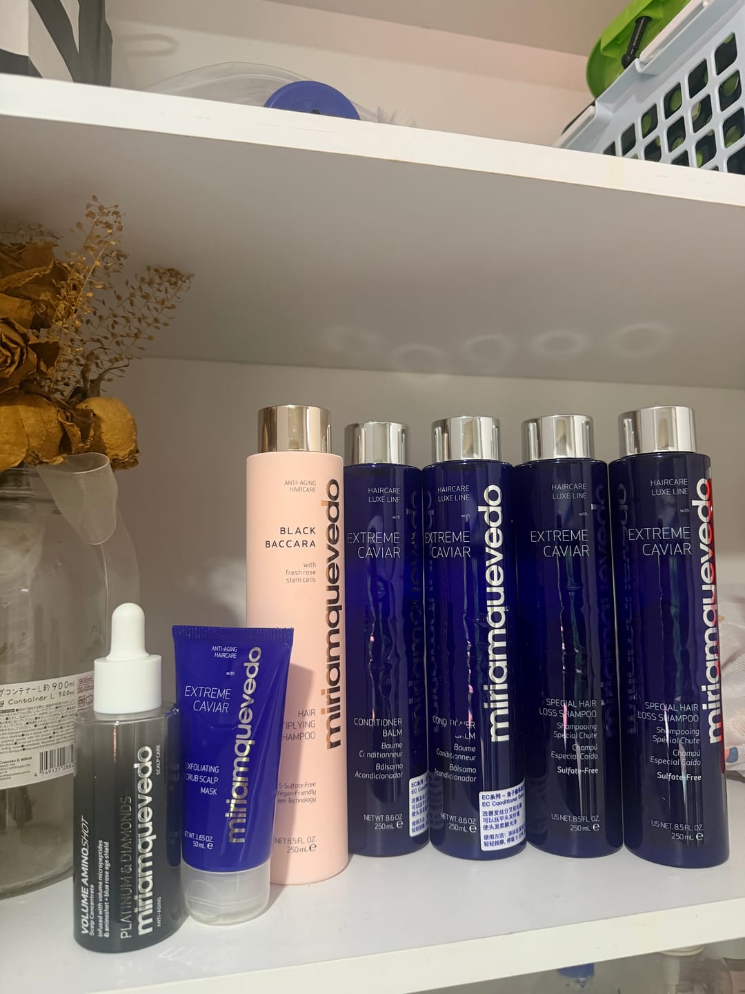 Customer photo review of 鱼子酱防脱发洗发露 Extreme Caviar Hair Loss Shampoo 250ml