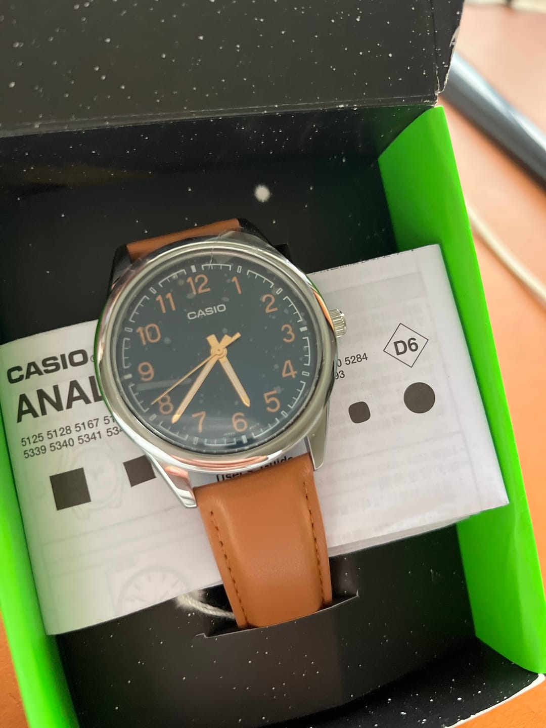 Customer photo review of Reloj Casio Análogo MTP-V005L-2B4UDF Correa de Cuero