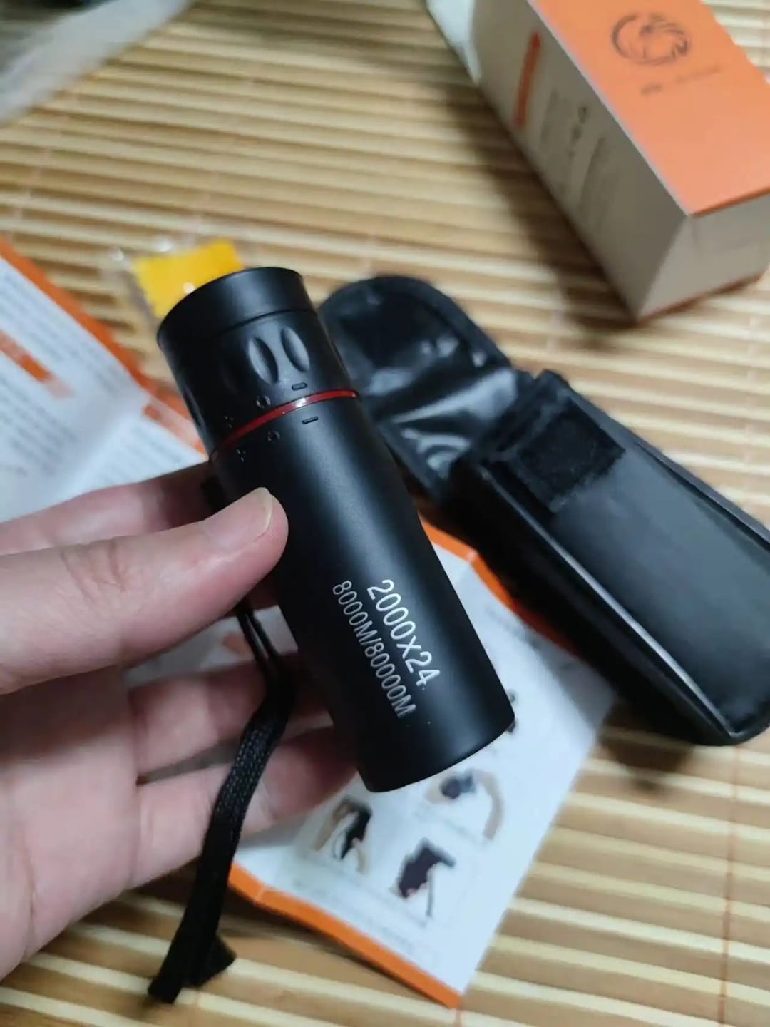 Customer photo review of Vibneo 2000X24 Day & Low-Light Monocular with Phone Adapter