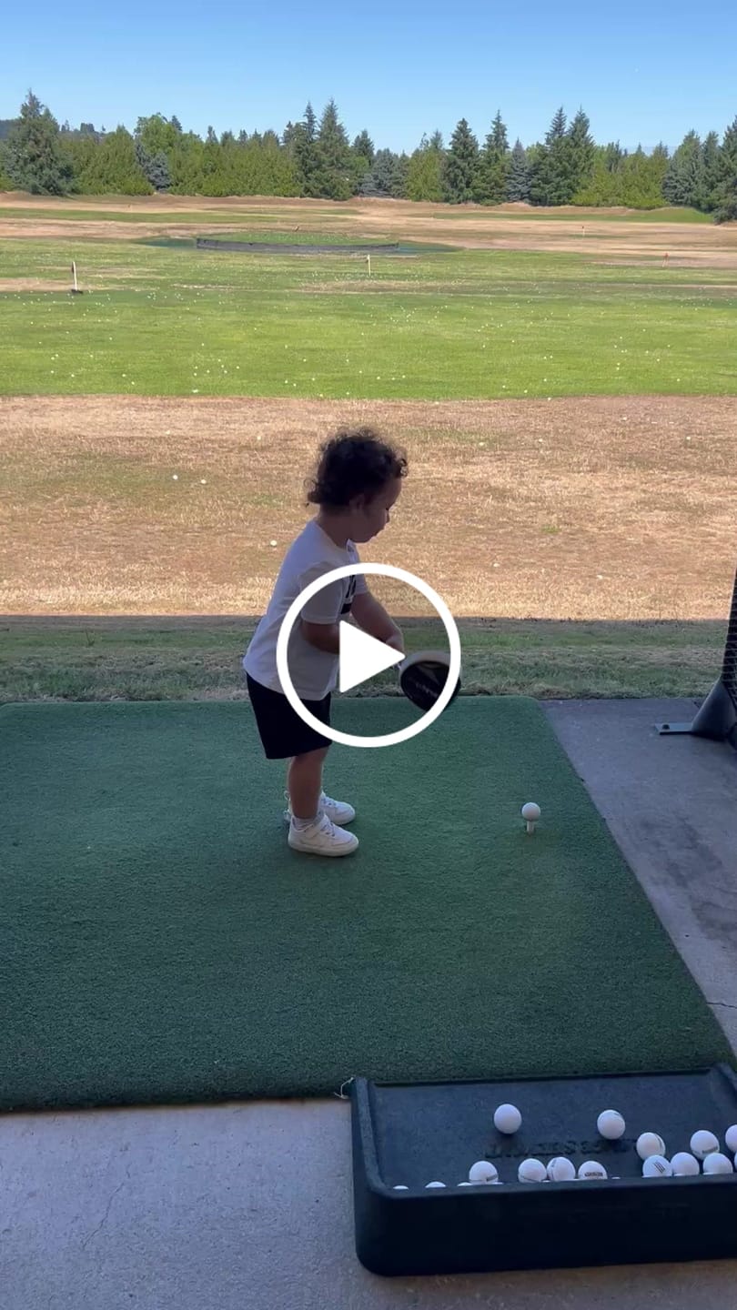 Customer video review of ZERO GRVTY - Toddler Golf 3 Club Set - Ages 3-5