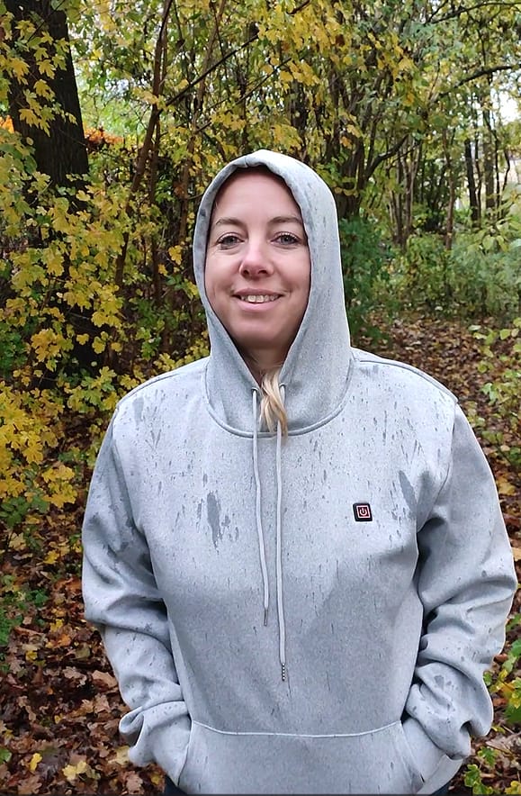 Customer photo review of Heatable Hoodie