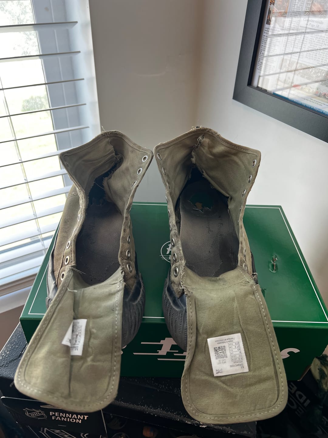 Customer photo review of Grounder High-Top Olive Green/Black
