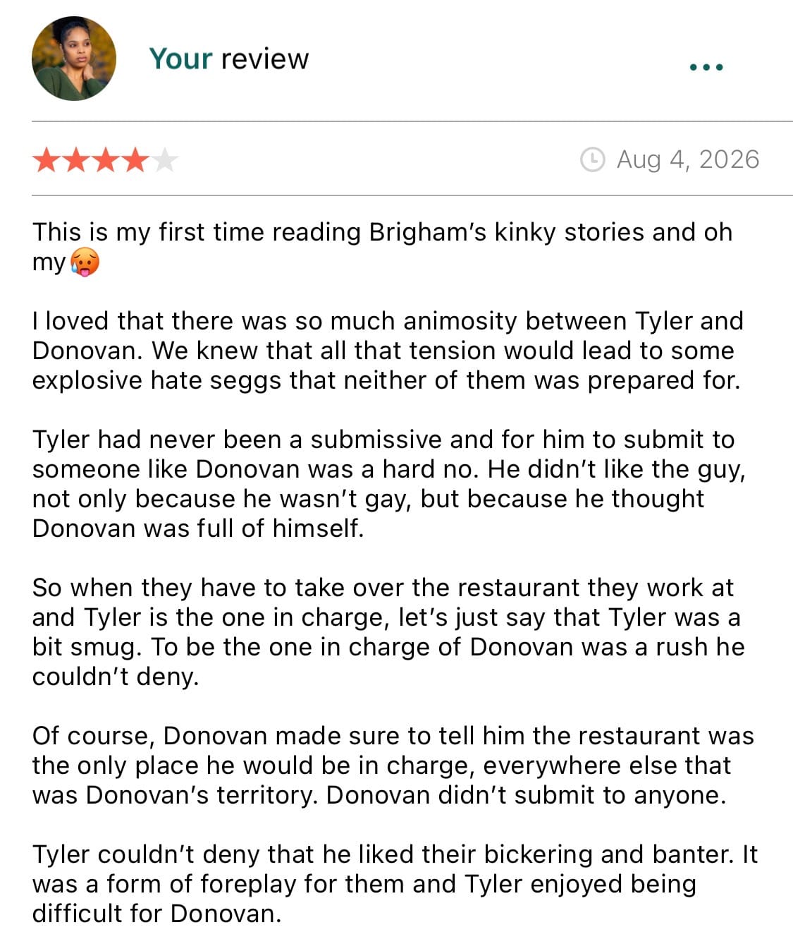 Customer photo review of Made to Order (Naughty in Pendleton Series #3)  - Audiobook