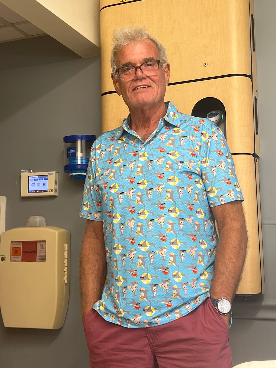 Customer photo review of Shark Party Everyday Polo