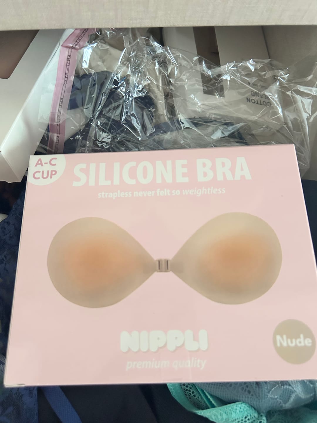Customer photo review of Silicone Bra