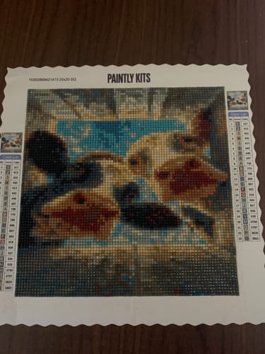 Customer photo review of Curious Cow Noses (Diamond Painting)