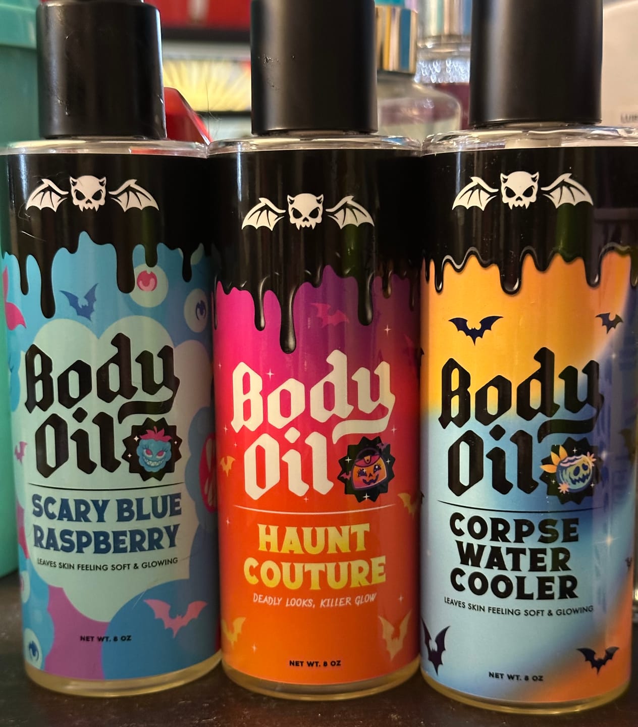 Customer photo review of Corpse Water Cooler Body Oil