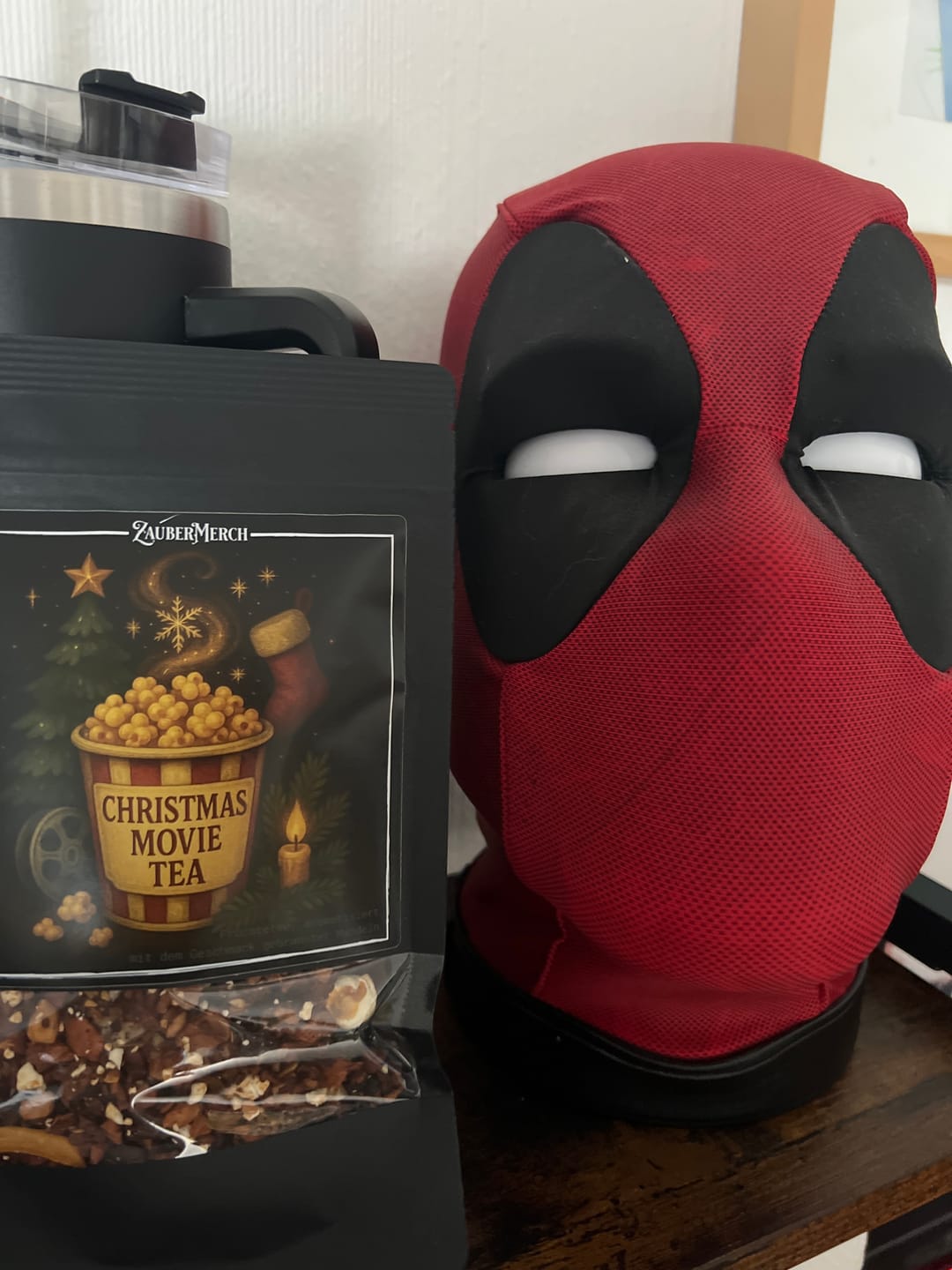 Customer photo review of Christmas Movie Tea – Früchtetee mit gebrannten Mandeln & Popcorn | Limitierter Winter Tee