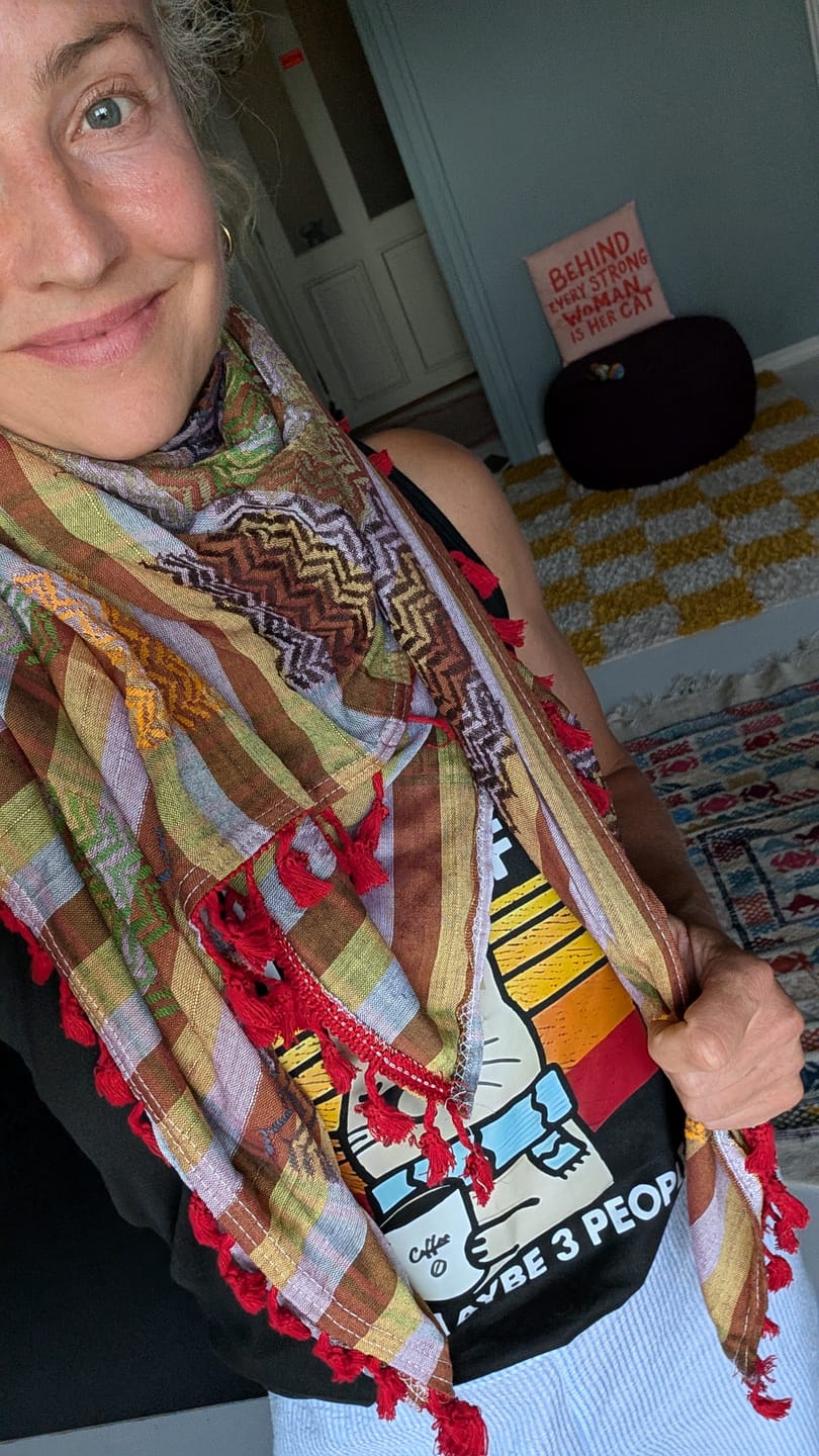 Customer photo review of GAZA KUFIYA
