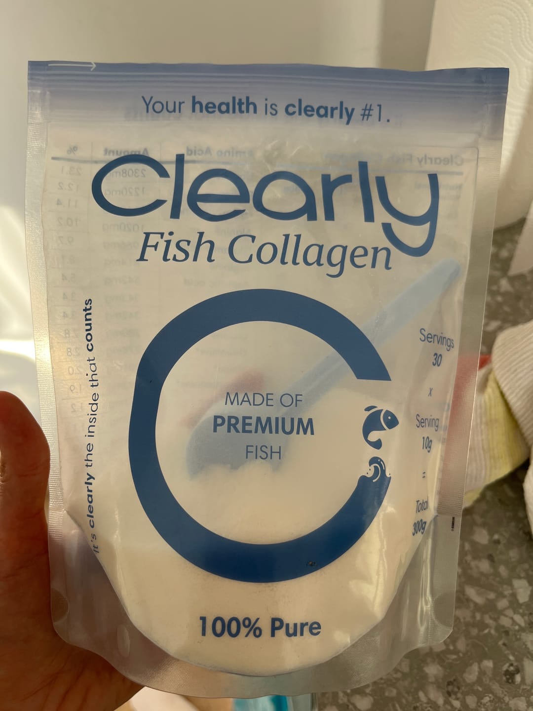 Customer photo review of Fish Collagen