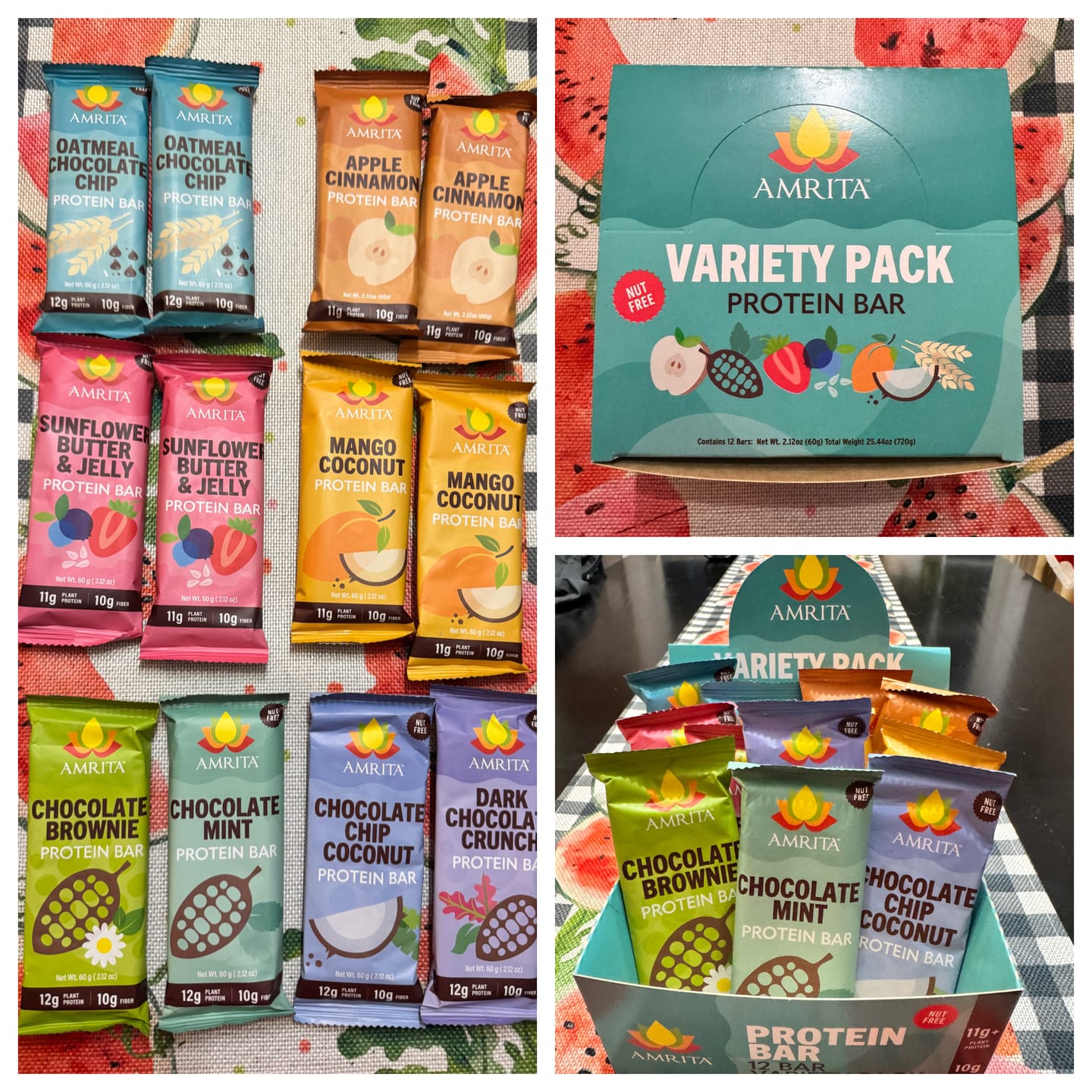 Customer photo review of High Protein Bars Variety Pack