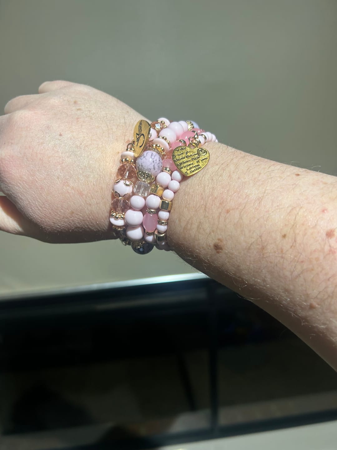 Customer photo review of Spidey - Stretchy Doodah Stack Bracelet