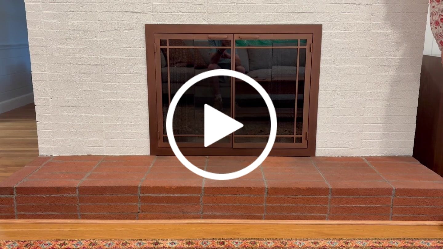 Customer video review of Carolina Window Pane - Masonry & Prefab Fireplace Glass Doors | Custom