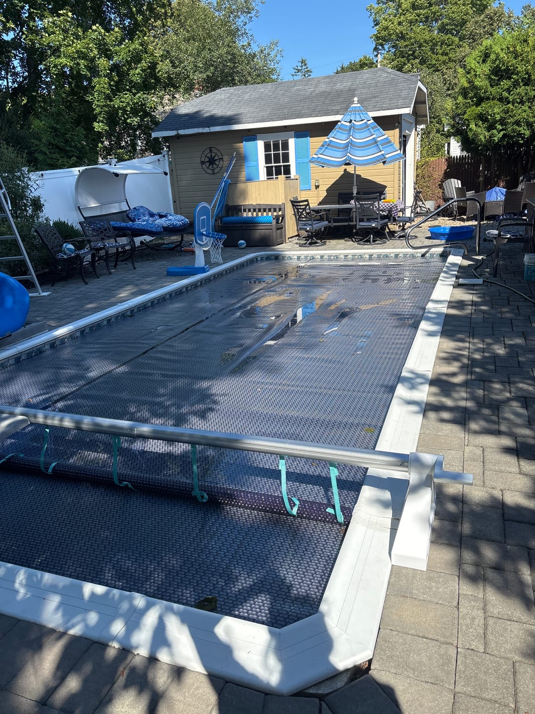 Customer photo review of GeoBubble EnergyGuard™ Award-Winning Solar Pool Cover - The Best Cover For Heating While Inhibiting Algae