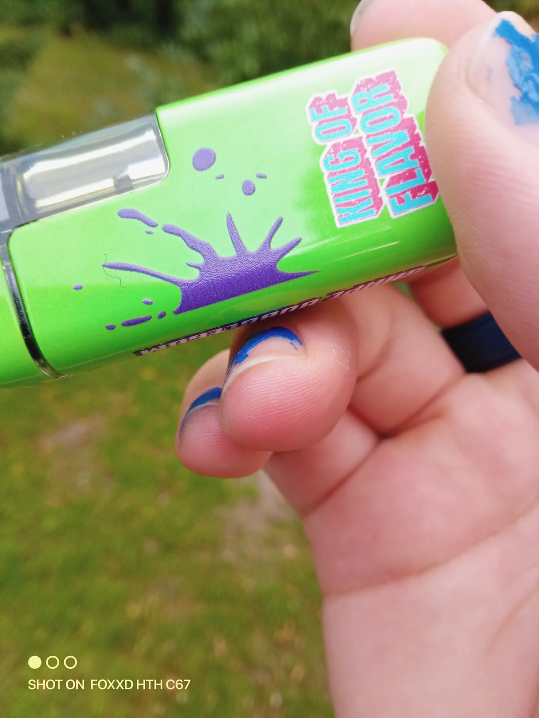 Customer photo review of Zour Stash Grape Bubblegum 1.5ml THCA Device