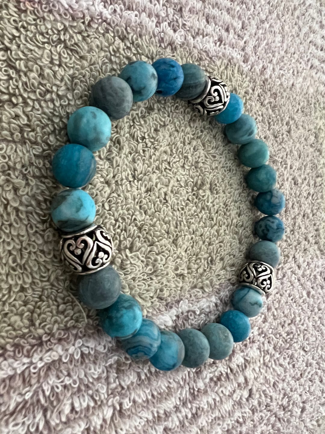 Customer photo review of Blue Lace Agate