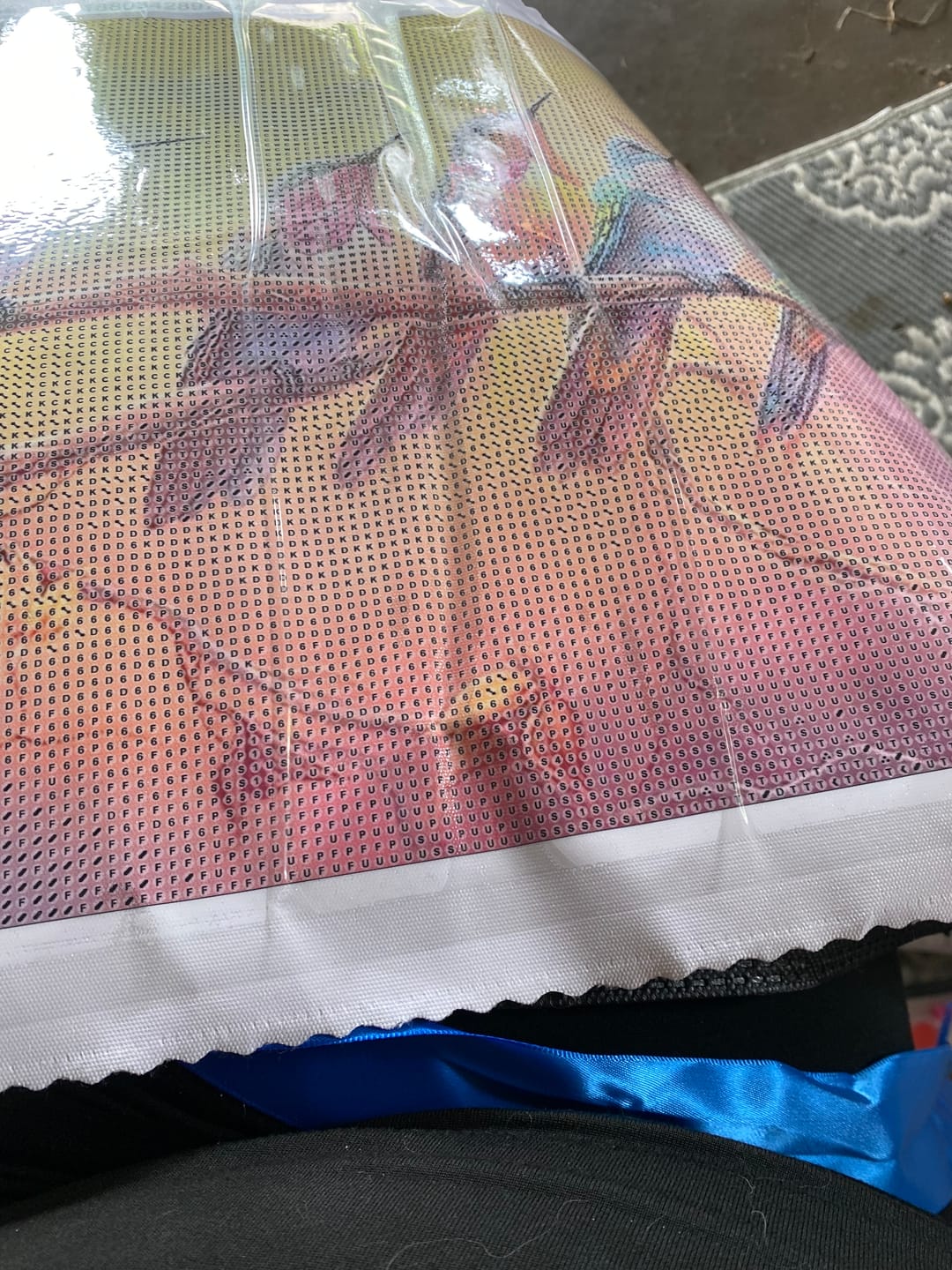 Customer photo review of The Hummingbirds - Premium Diamond Painting Kit