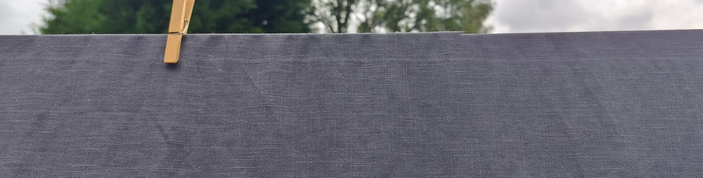 Customer photo review of Washed Linen Blend Fabric