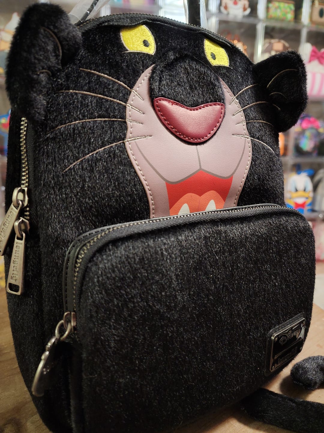 Customer photo review of Loungefly The Jungle Book Bagheera Cosplay Mini Backpack (Exclusive)