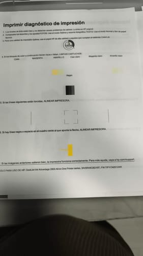 Customer photo review of Impresora HP Multifuncional DeskJet Ink Advantage 2875- Inalámbrica Wifi - 588S4A