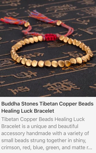 Customer photo review of 6 Tibetan Bracelets of Fortune
