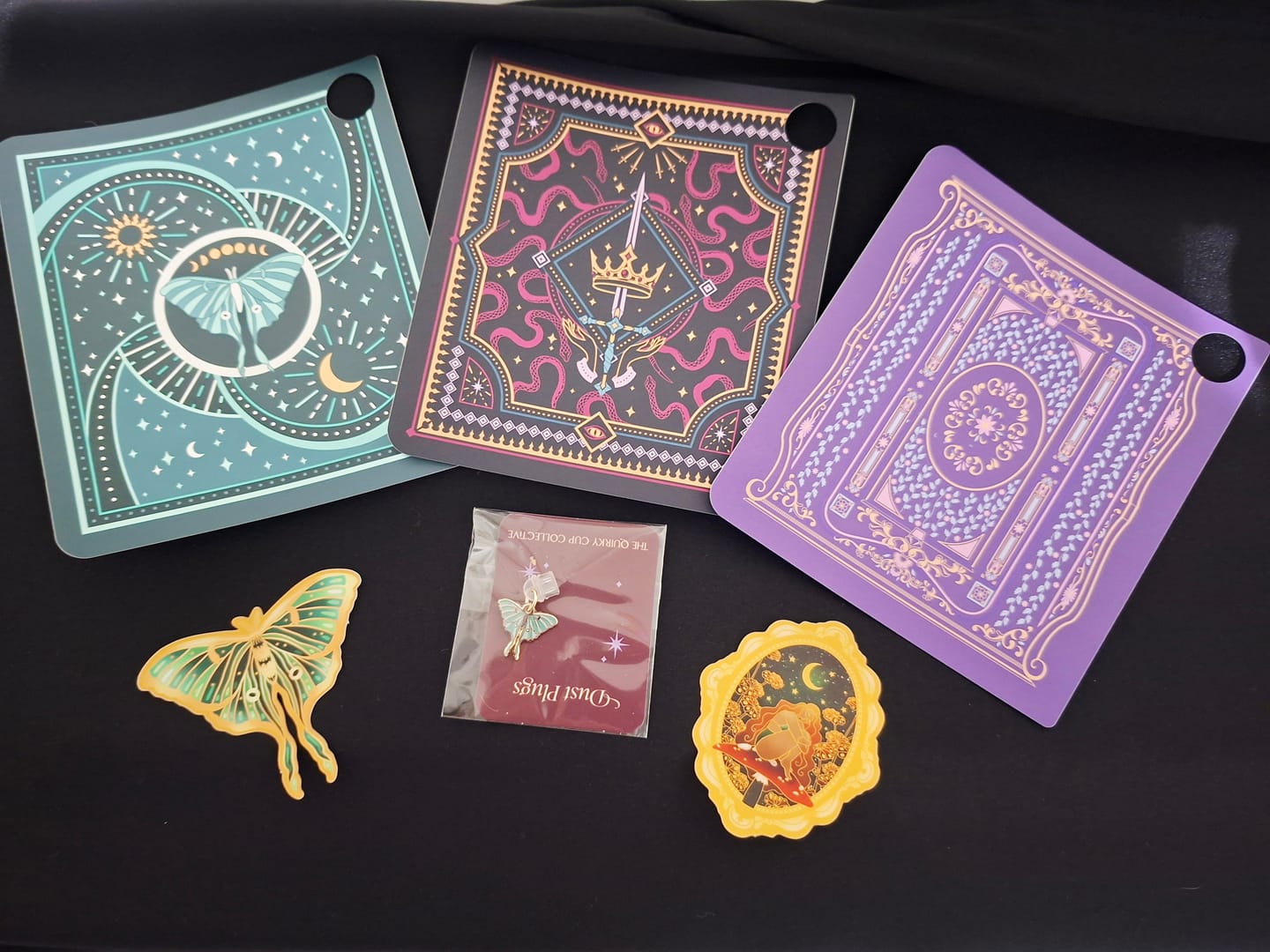 Customer photo review of Luna Moth Dust Plug