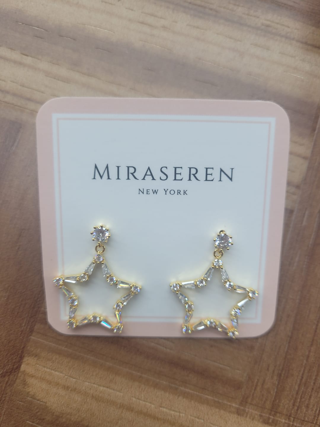 Customer photo review of Stella Star Drop Earrings
