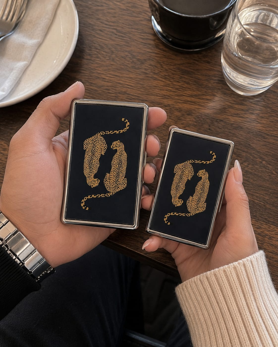 Customer photo review of Patina Tin Cardholder Wallet