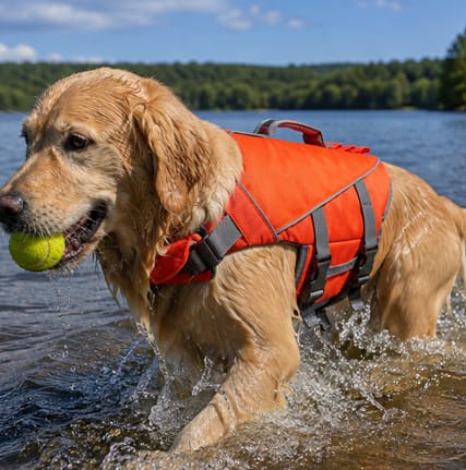 Customer photo review of Dog Life Jacket