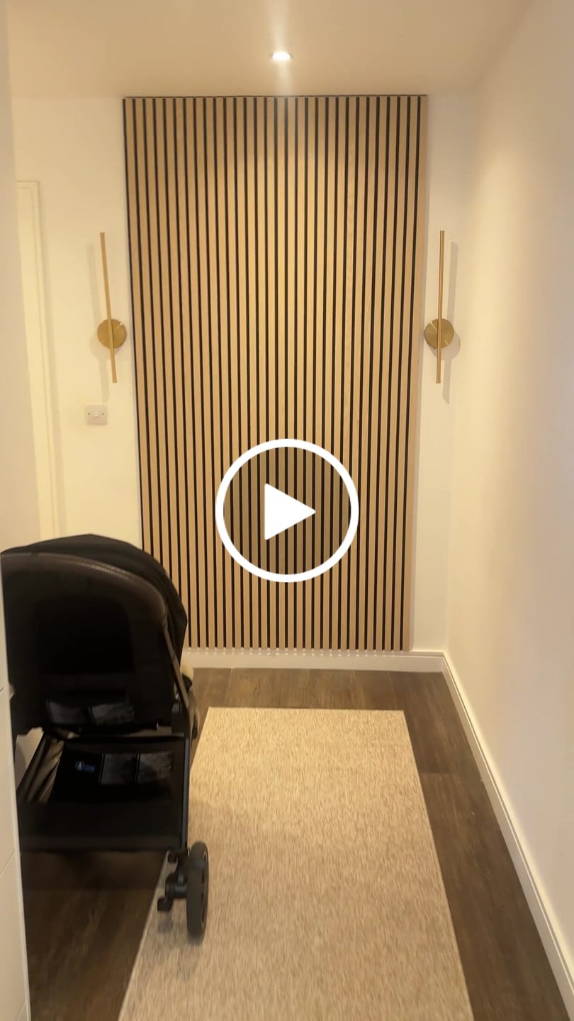 Customer video review of SlatWall Acoustic Natural Oak Slatted Wall Panel