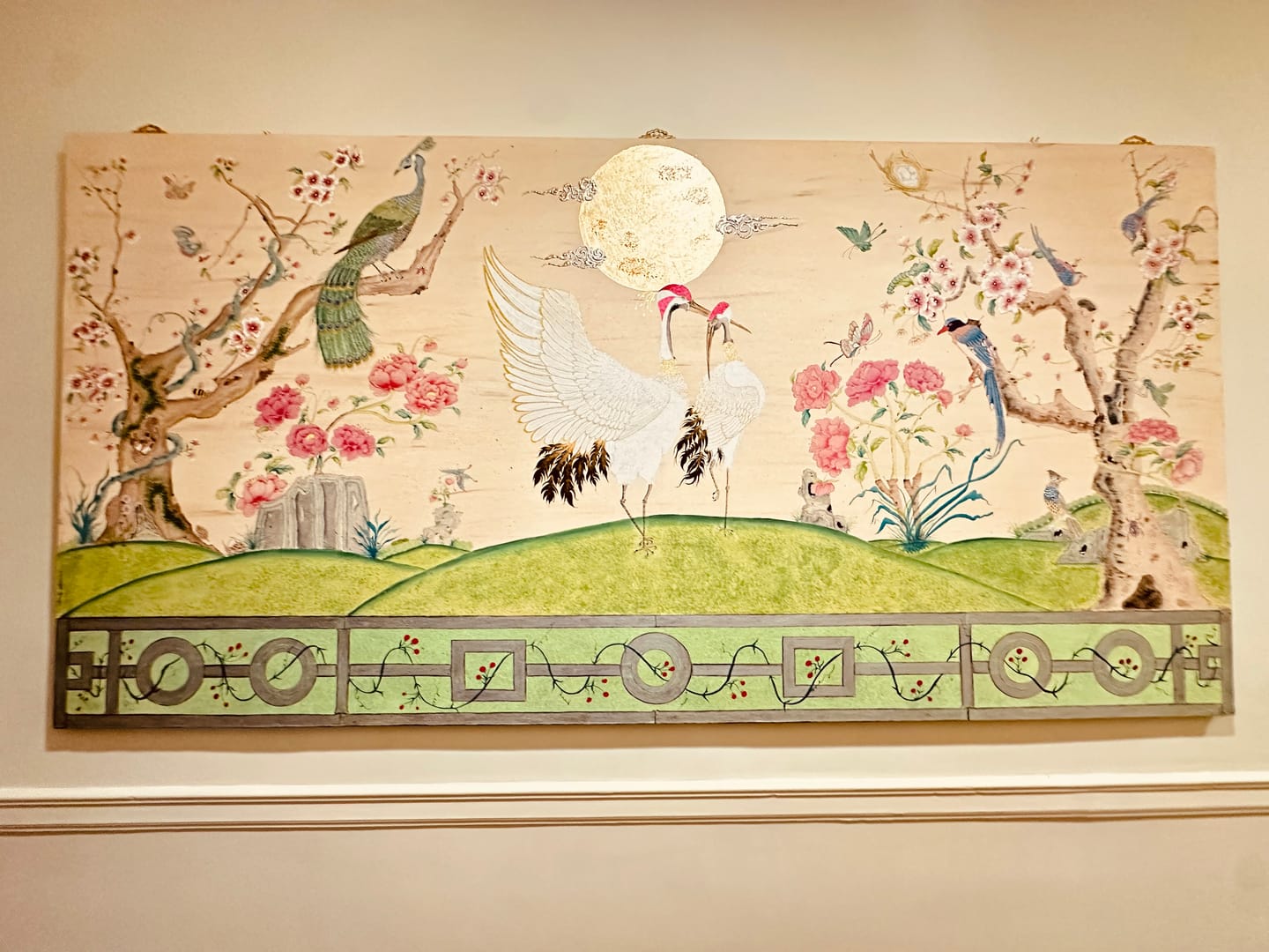 Customer photo review of The Chinoiserie Acrylics Workshop