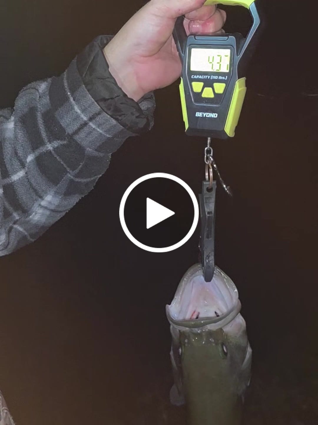 Customer video review of Beyond Fishing Digital Scale with Built-In Tape Measure – Weighs Up to 110lbs
