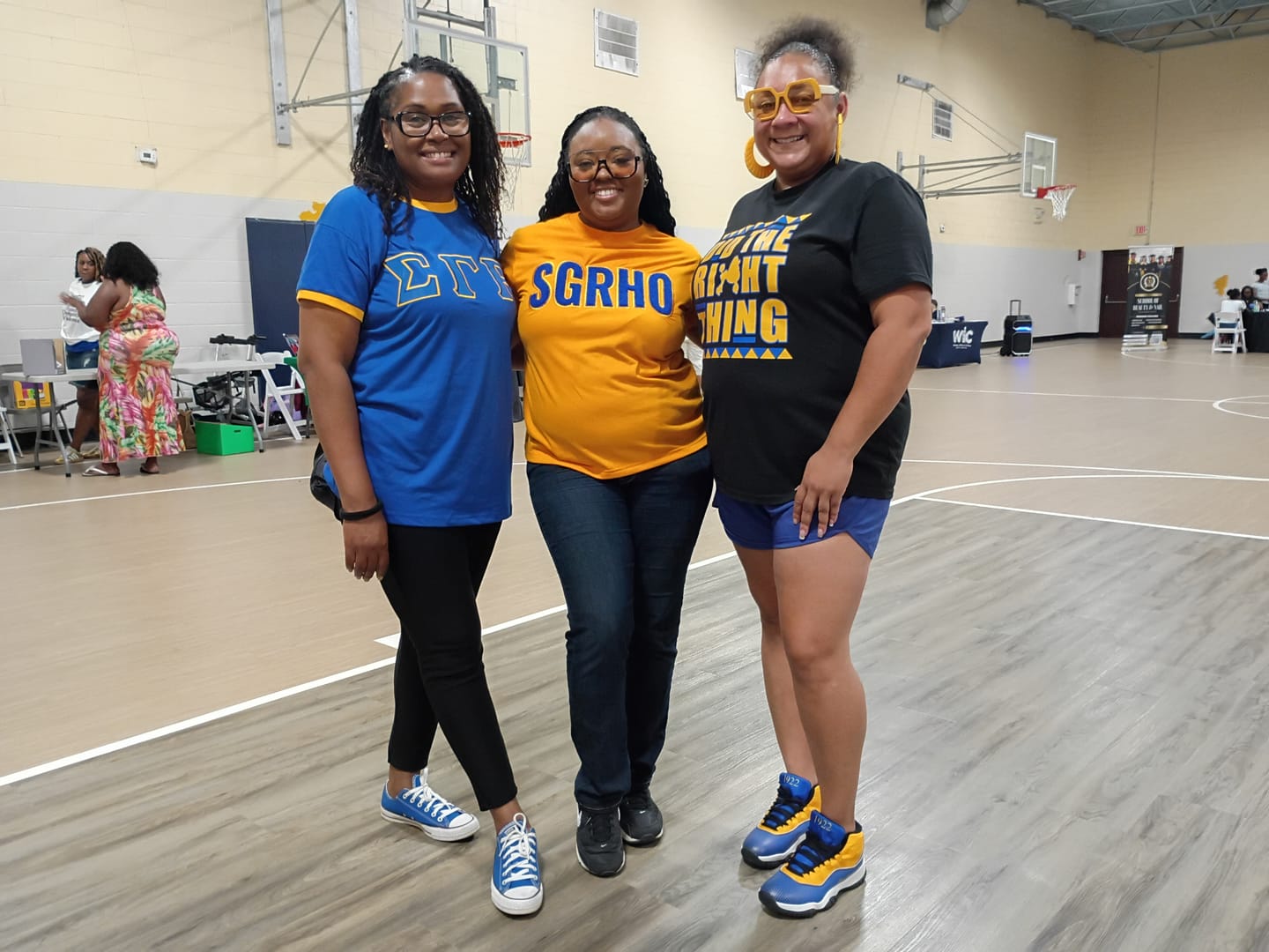 Customer photo review of Sorority Footwear - Sigma Gamma Rho Sneakers J11