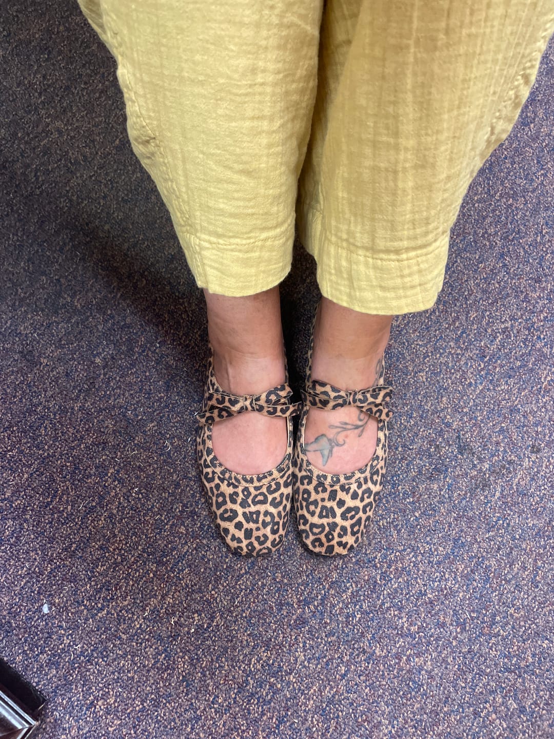 Customer photo review of Corky's Leopard Layover Shoes