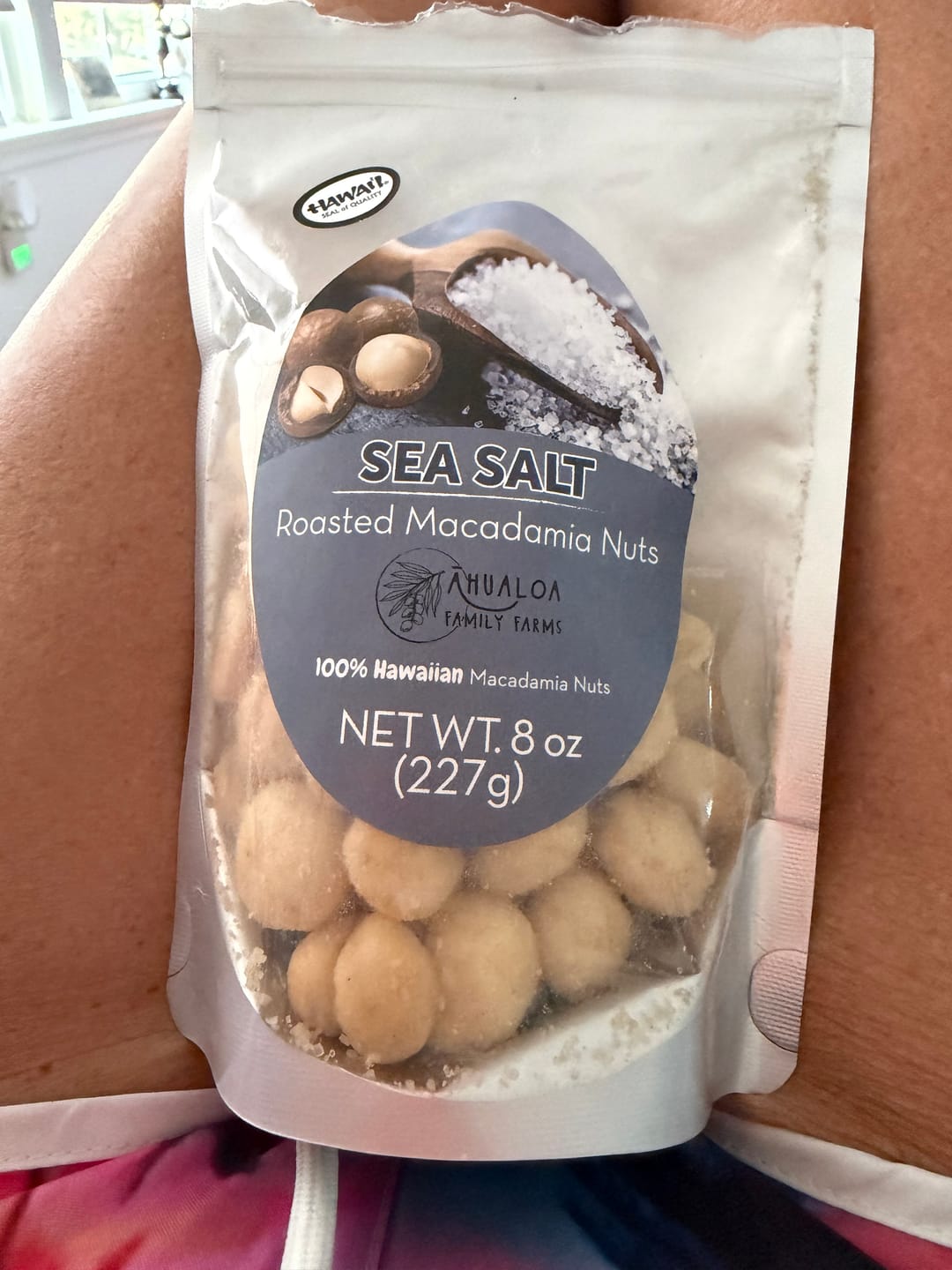 Customer photo review of Sea Salt Macadamia Nuts