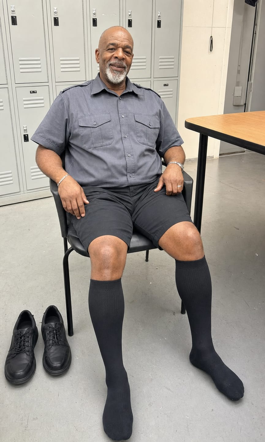 Customer photo review of Compression Socks for Men Everyday