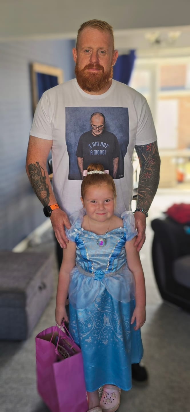 Customer photo review of Bielsa Not a Model T-Shirt